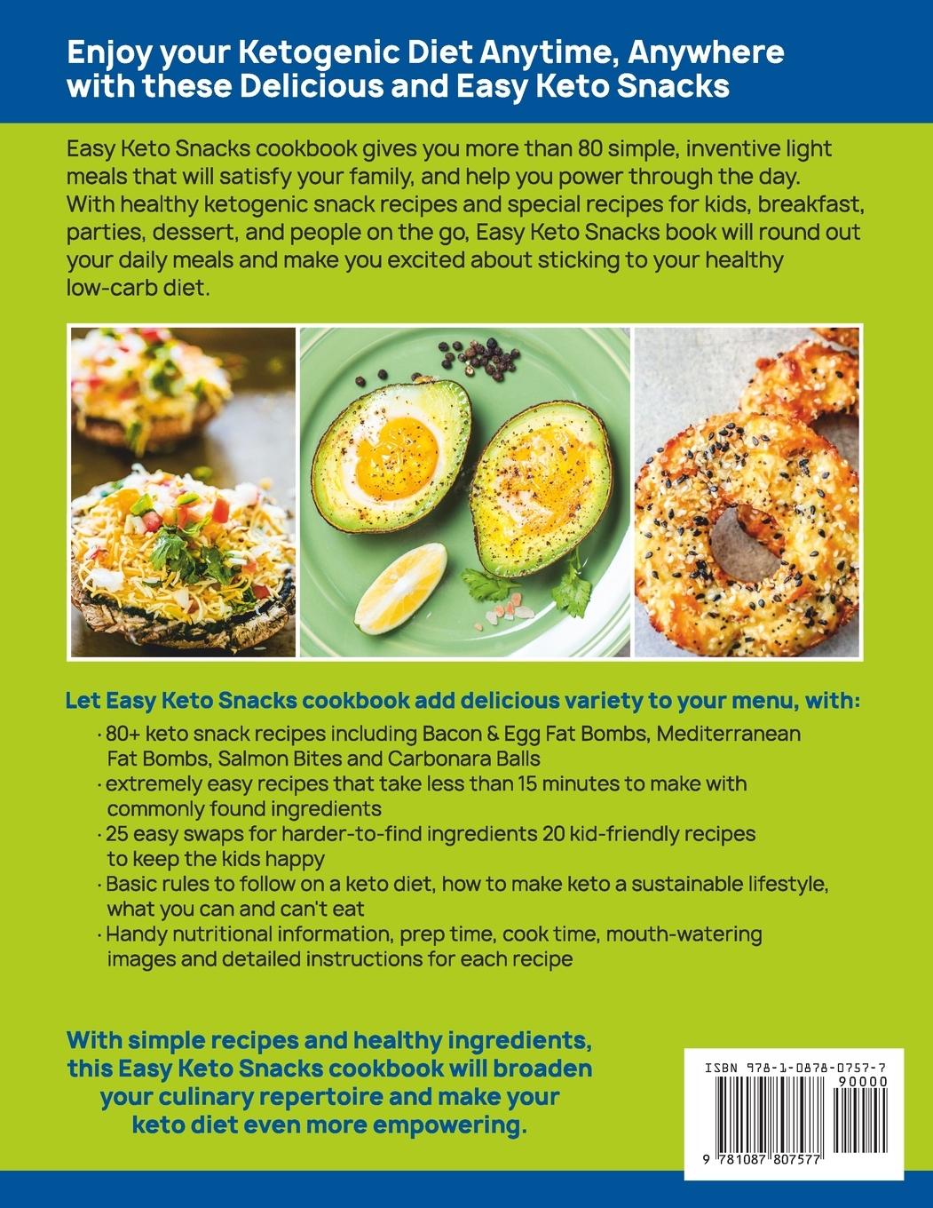 Rückseitencover Easy Keto Snacks