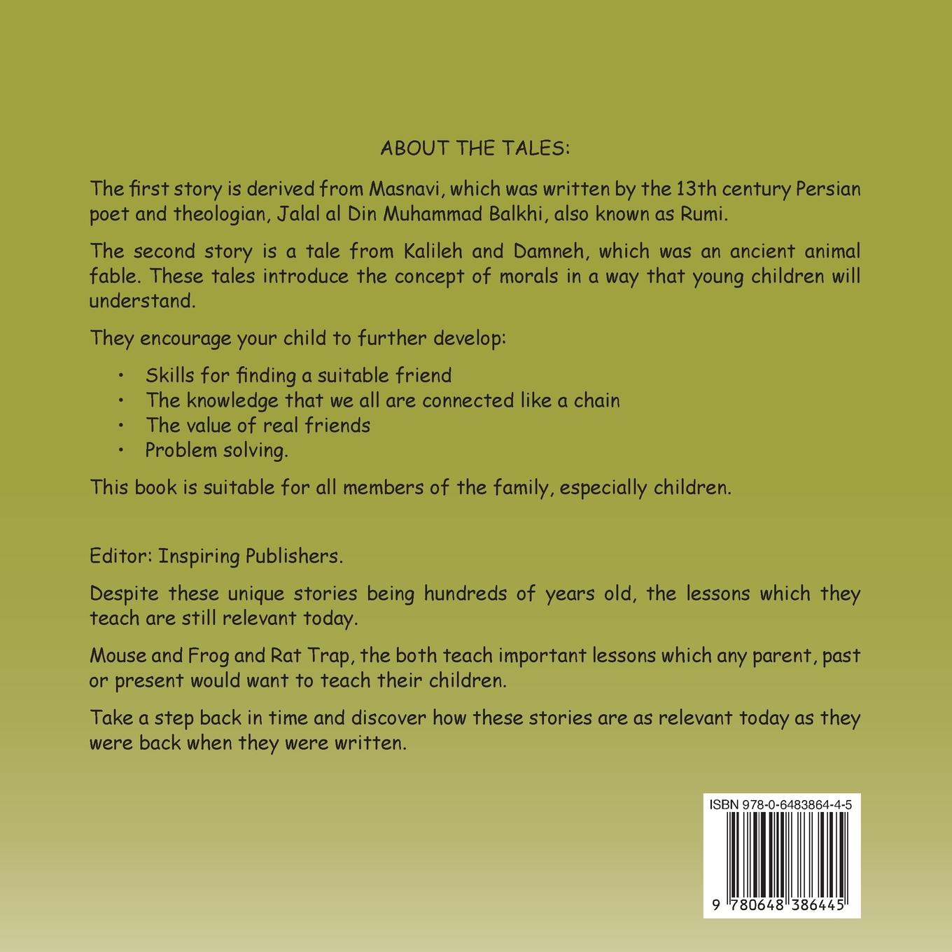 Rückseitencover Mouse and frog & Rat Trap