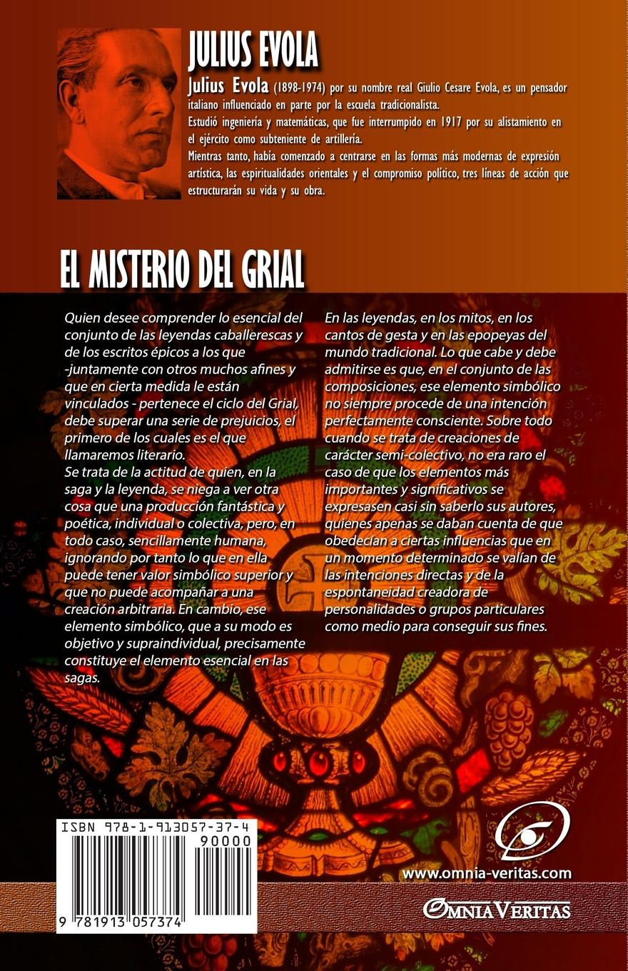 Rückseitencover El misterio del Grial