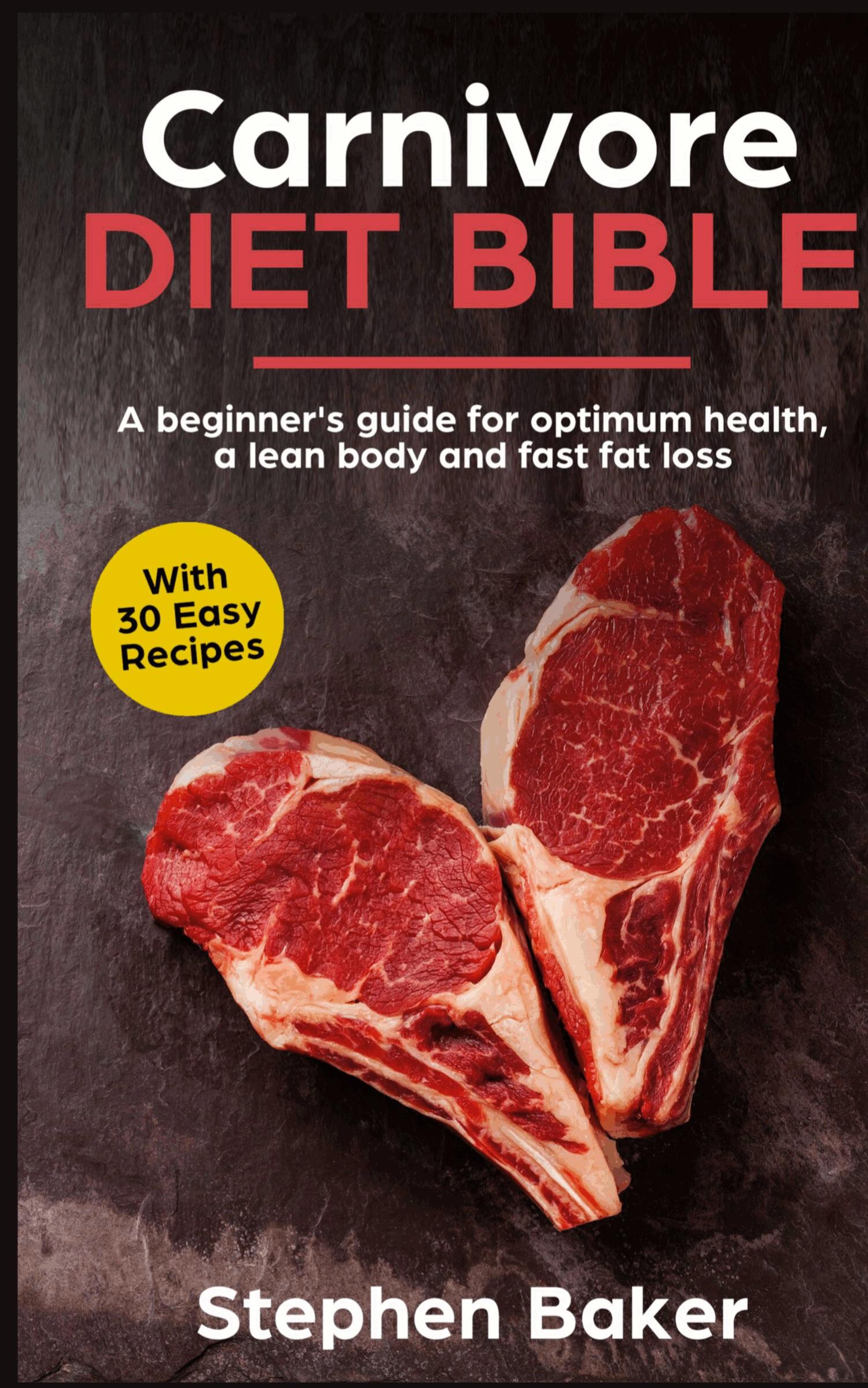 Vorderes Coverbild Carnivore Diet Bible