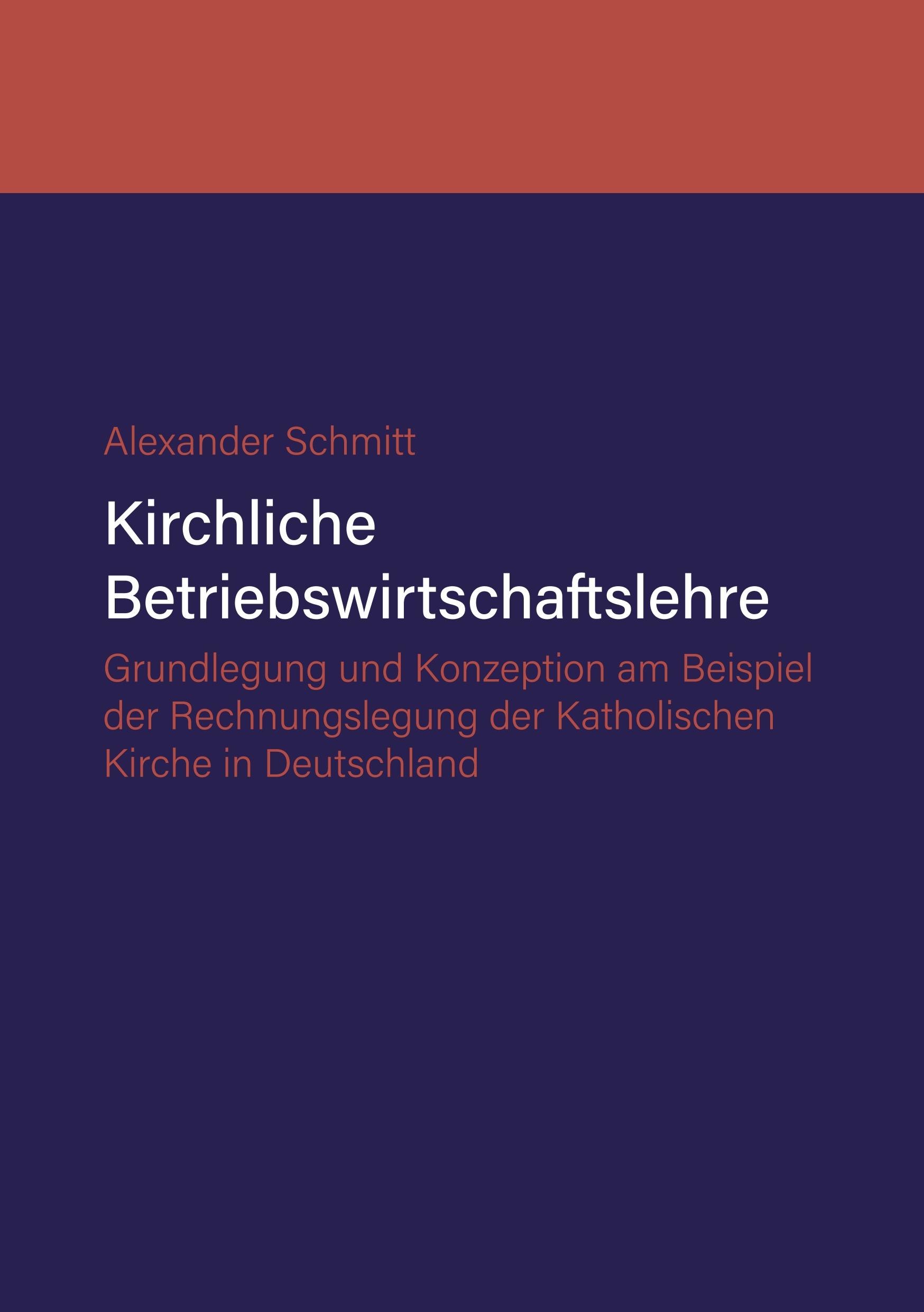 Vorderes Coverbild Kirchliche Betriebswirtschaftslehre