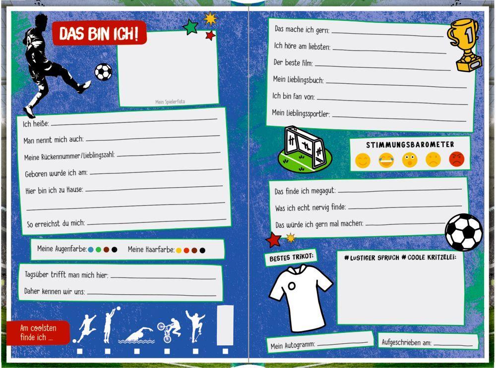 Beispielinhalt (Bild) Freundebuch - Fußball - Meine Freunde