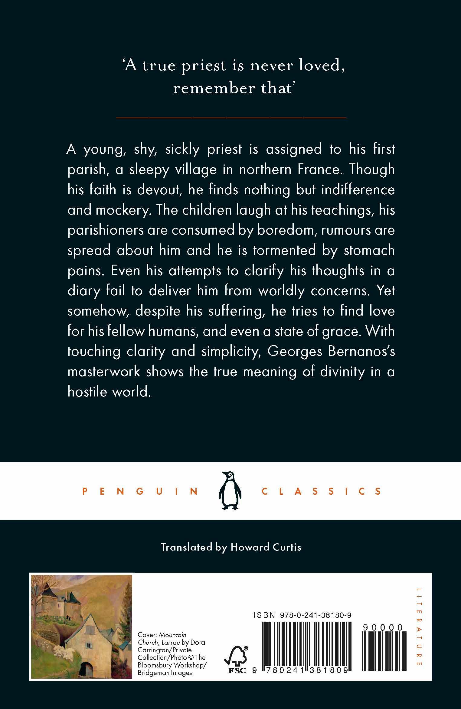 Rückseitencover Diary of a Country Priest