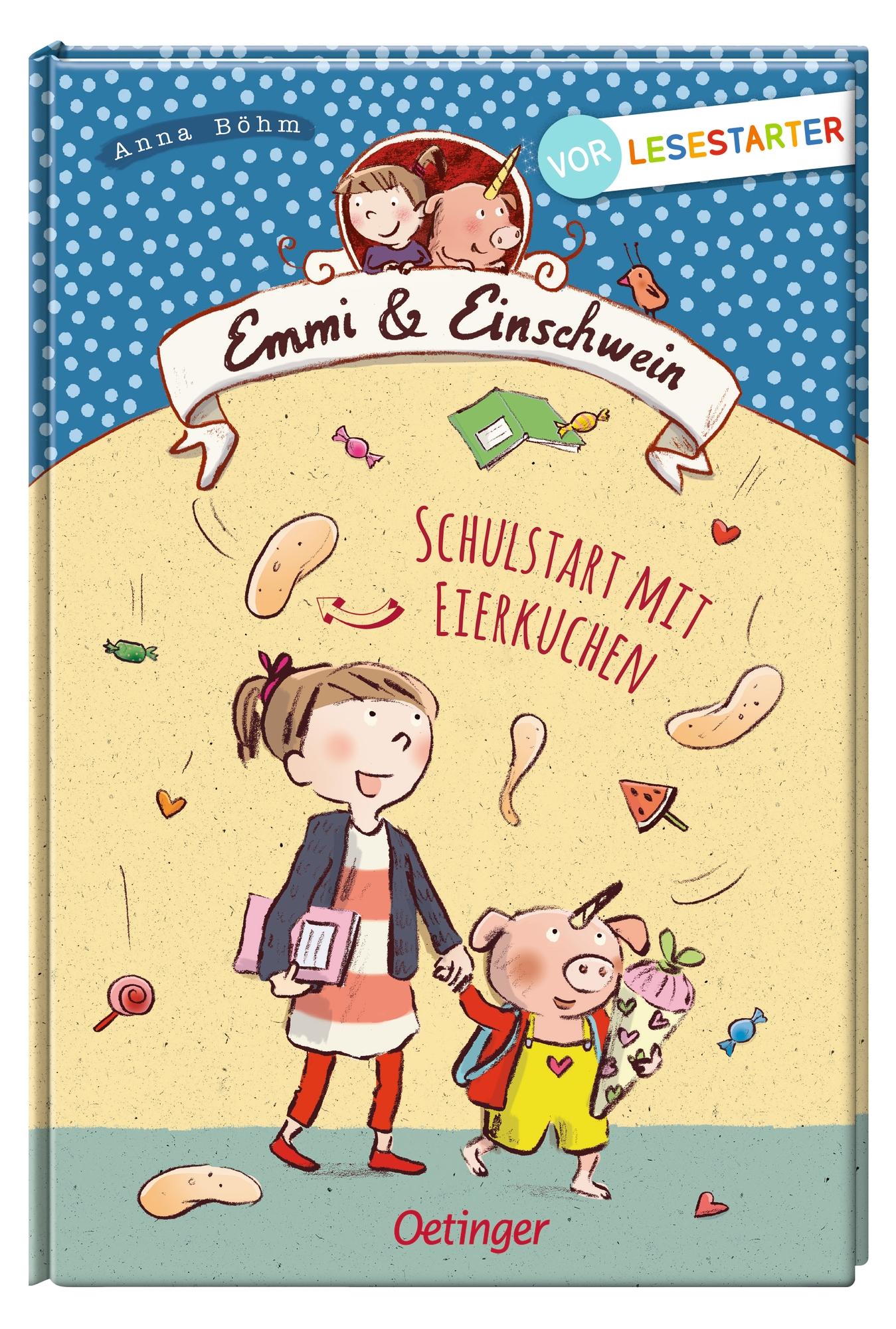 Beispielinhalt (Bild) Emmi & Einschwein. Schulstart mit Eierkuchen