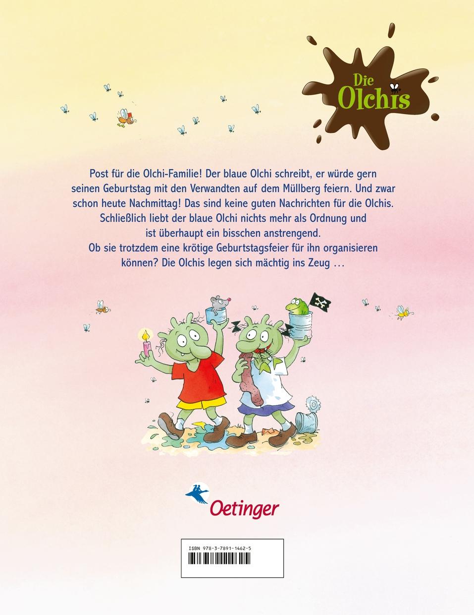 Rückseitencover Die Olchis feiern Geburtstag