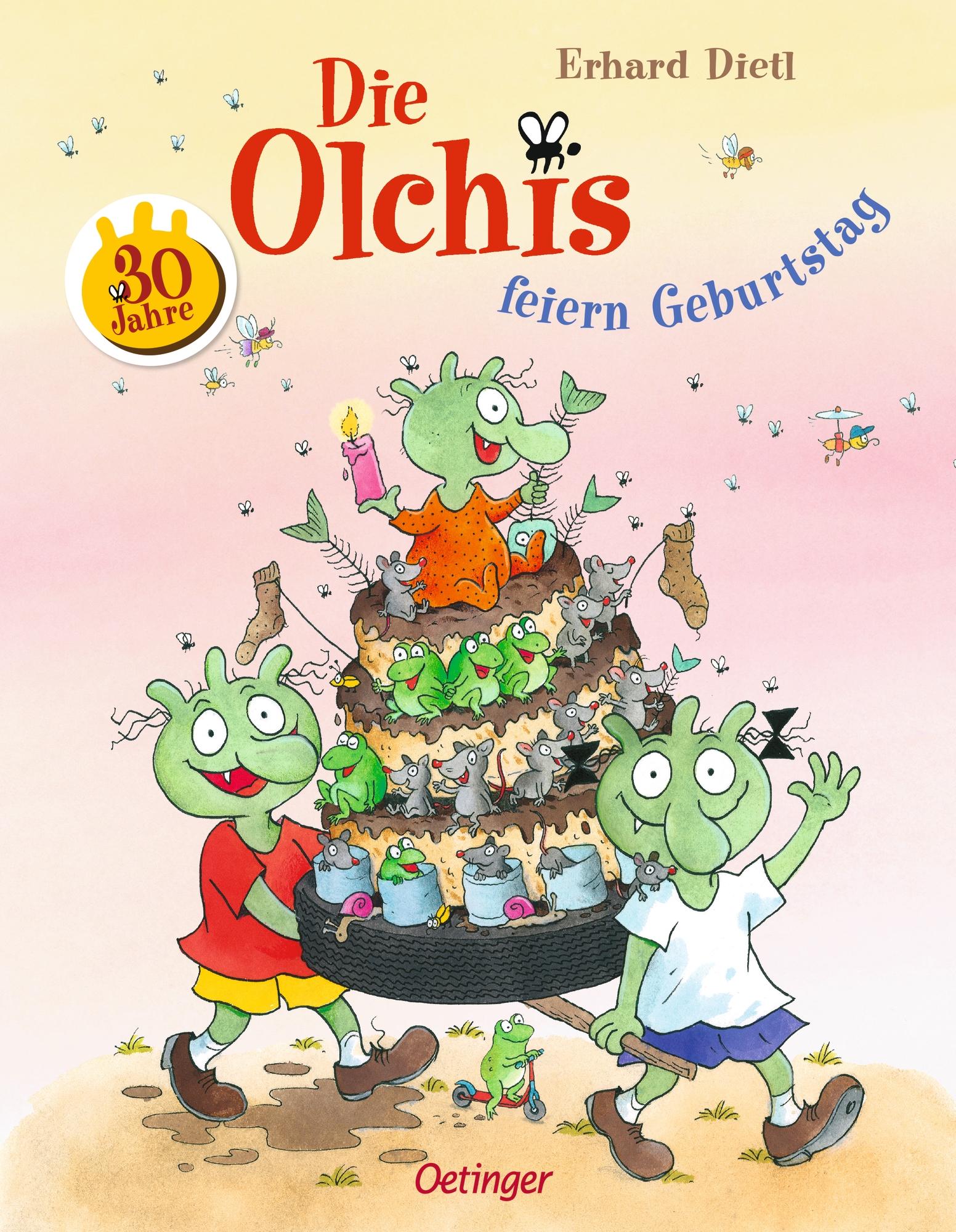 Vorderes Coverbild Die Olchis feiern Geburtstag