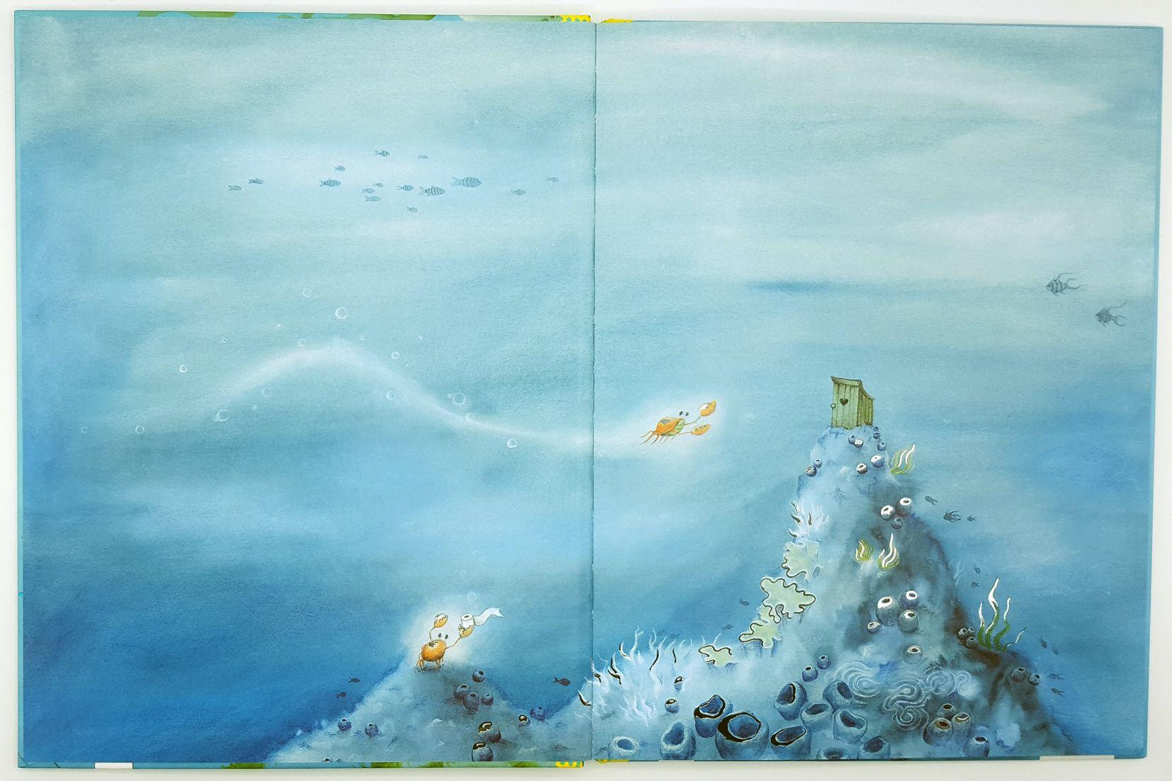 Beispielinhalt (Bild) Die kleine Meerjungfrau und das Seepferdchen-Abenteuer