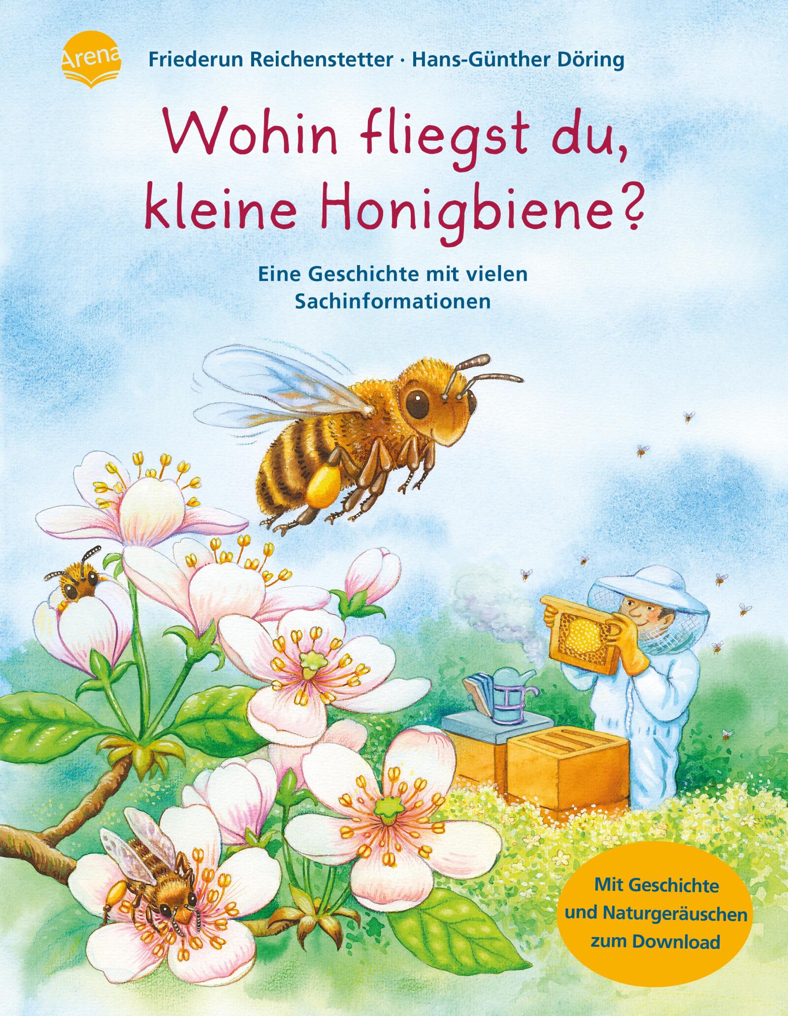 Vorderes Coverbild Wohin fliegst du, kleine Honigbiene?