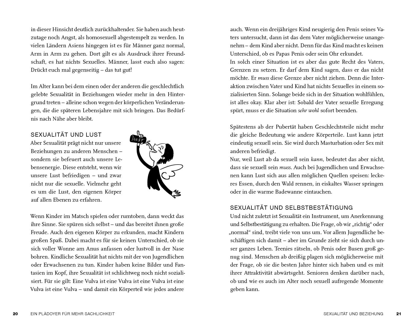 Beispielinhalt (Bild) Sex ist wie Brokkoli, nur anders - Ein Aufklärungsbuch für die ganze Familie