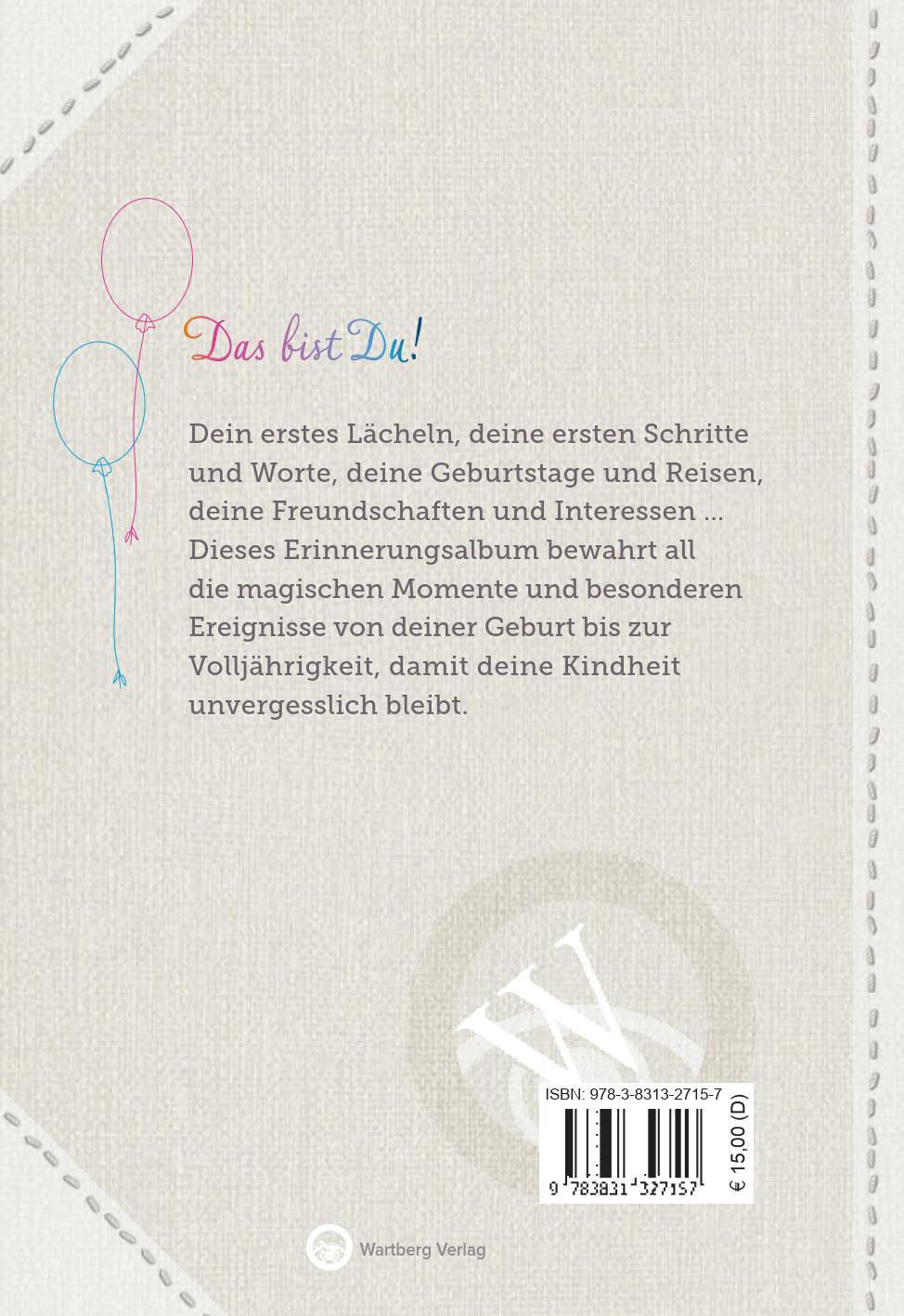 Rückseitencover Das bist Du! Deine ersten 18 Jahre