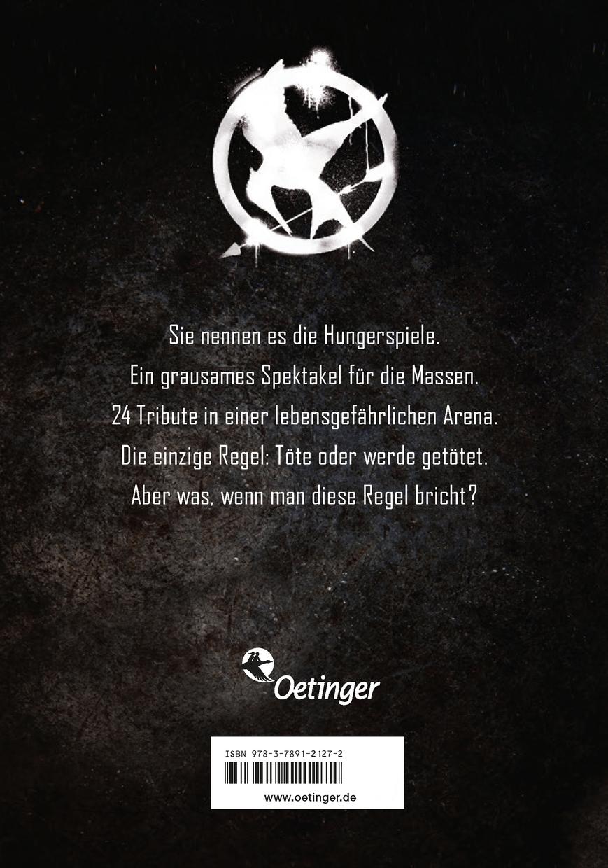 Rückseitencover Die Tribute von Panem 1. Tödliche Spiele