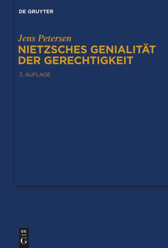 Vorderes Coverbild Nietzsches Genialität der Gerechtigkeit