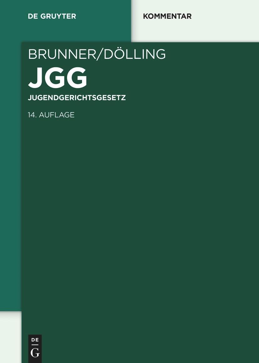 Vorderes Coverbild Jugendgerichtsgesetz