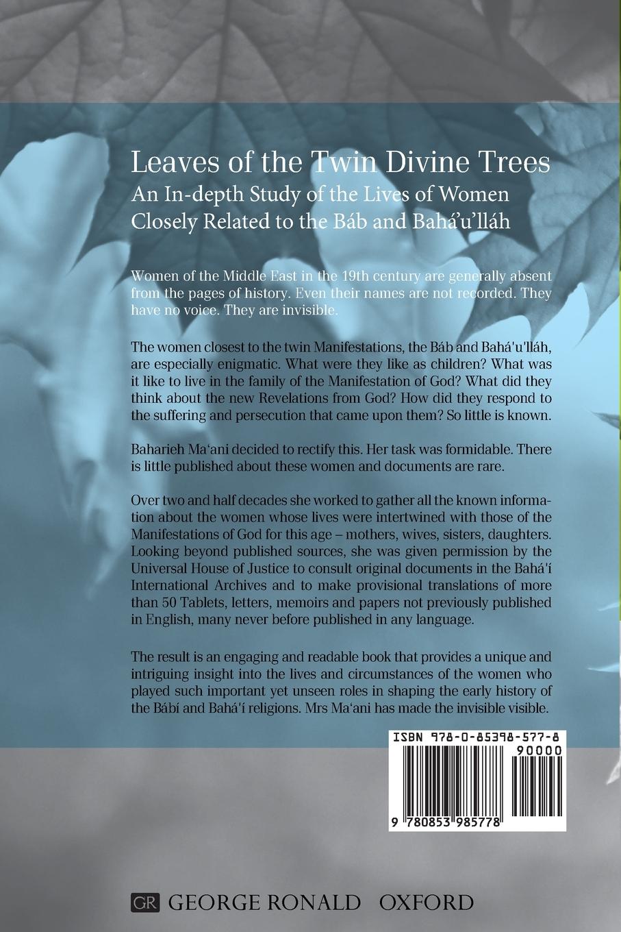 Rückseitencover Leaves of the Twin Divine Trees