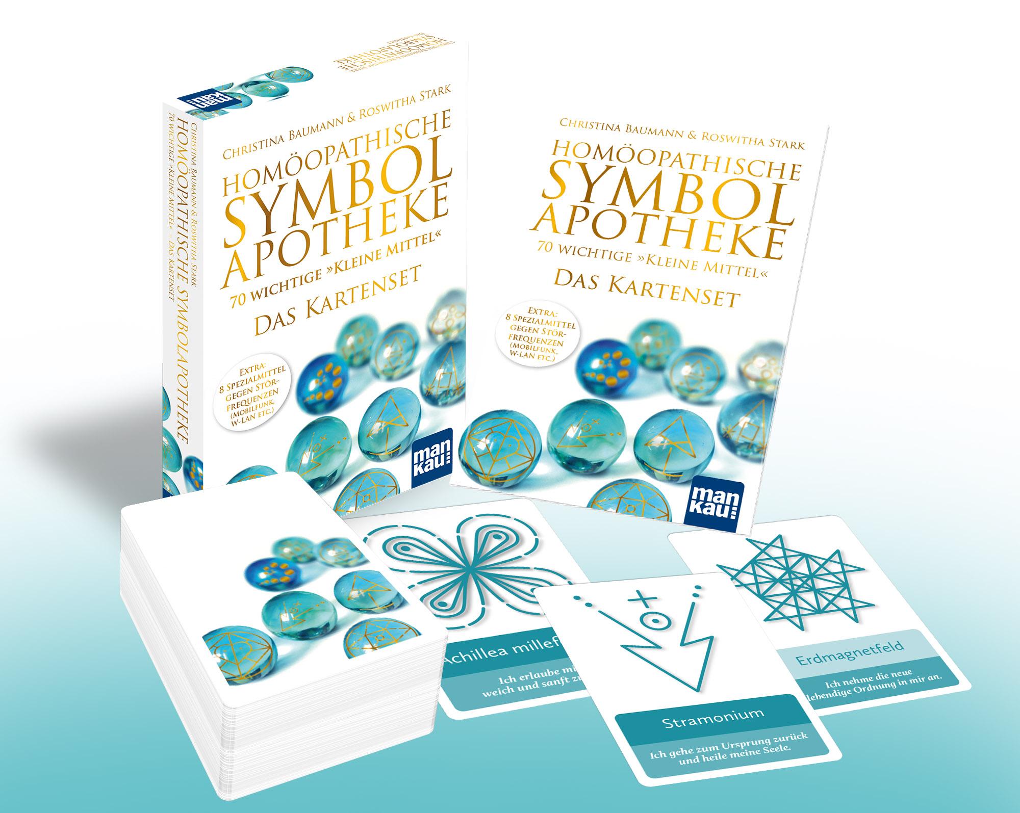 Beispielinhalt (Bild) Homöopathische Symbolapotheke - 70 wichtige "Kleine Mittel". Das Kartenset