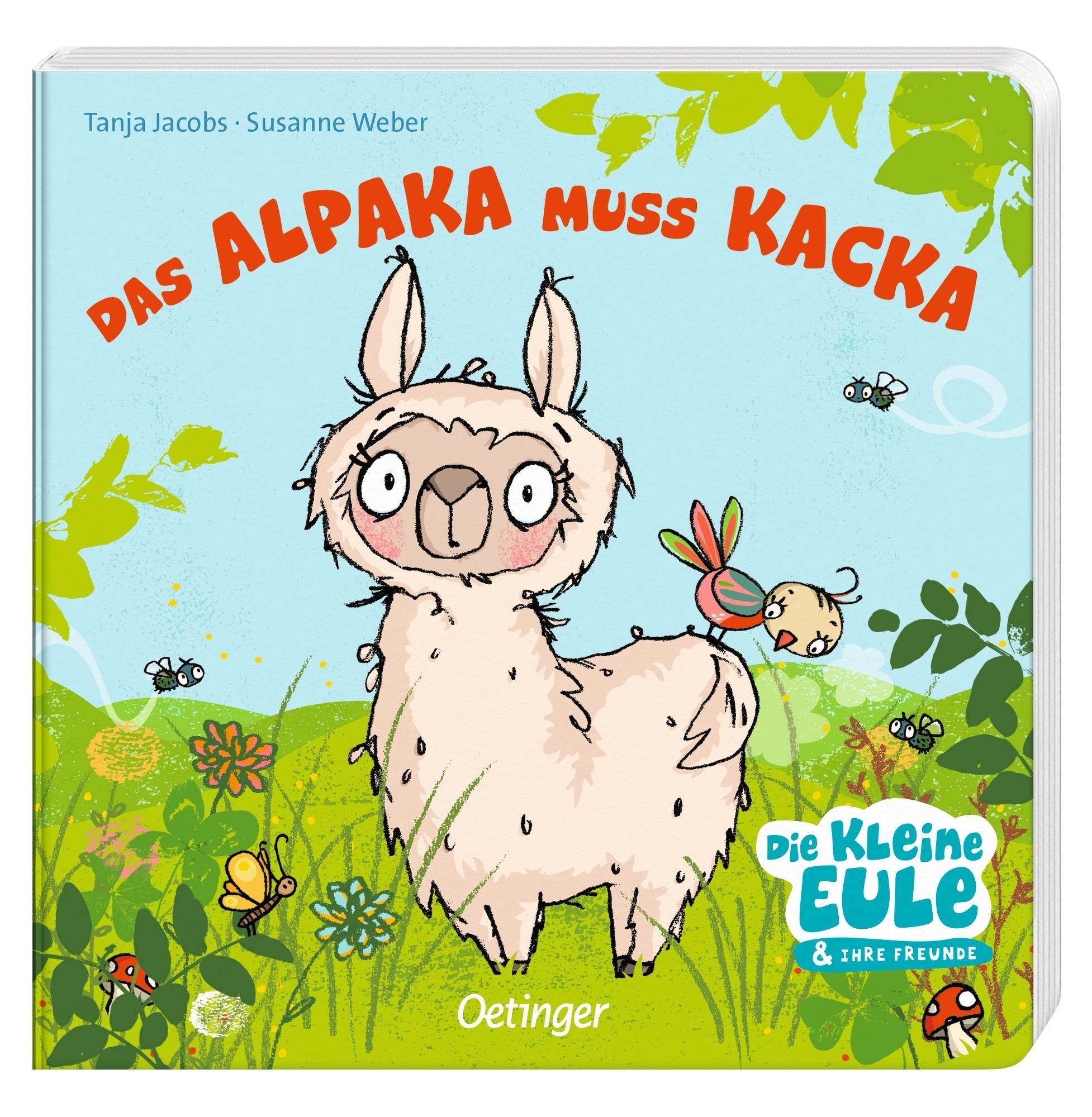 Beispielinhalt (Bild) Das Alpaka muss Kacka