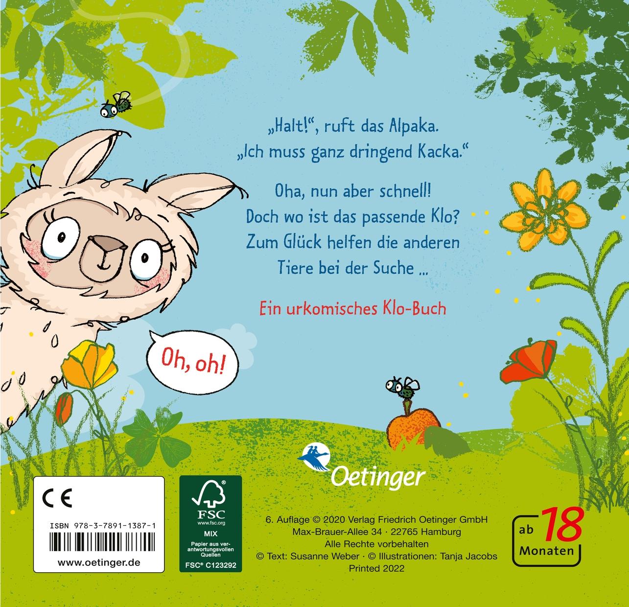 Rückseitencover Das Alpaka muss Kacka