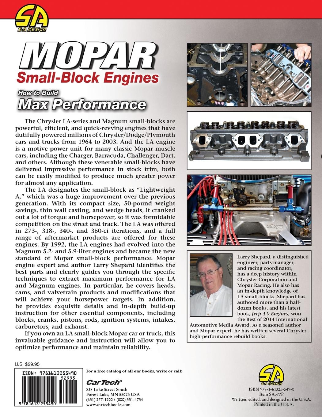 Rückseitencover Mopar Small-Block Engines