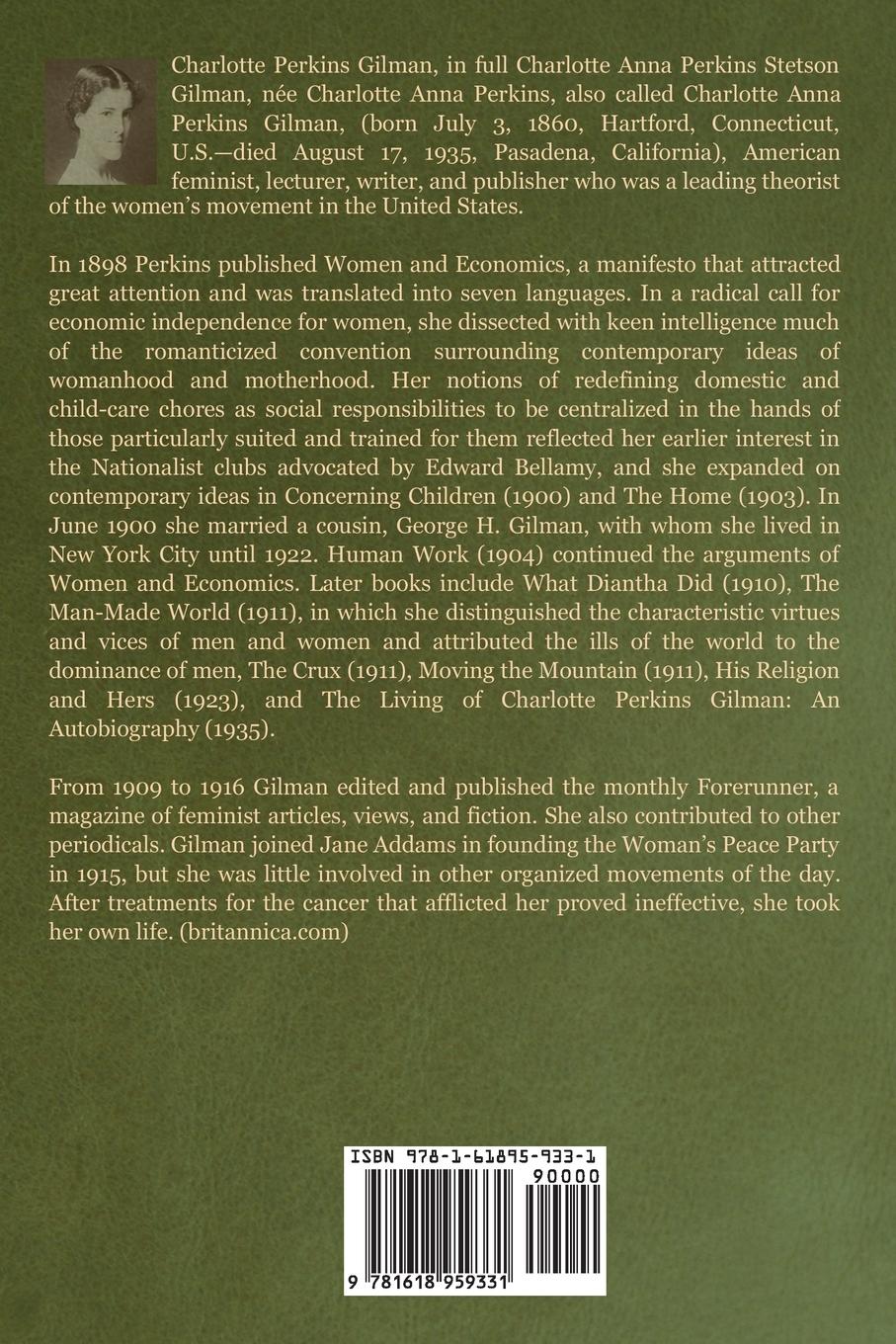 Rückseitencover The Man-Made World, Or Our Androcentric Culture