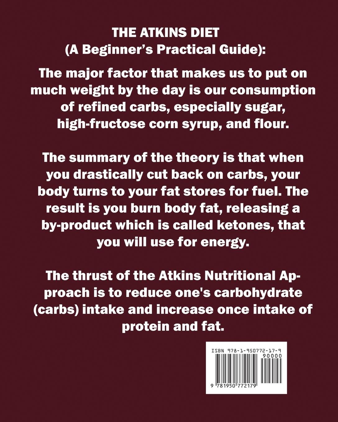 Rückseitencover THE ATKINS DIET (A Beginner's Practical Guide)