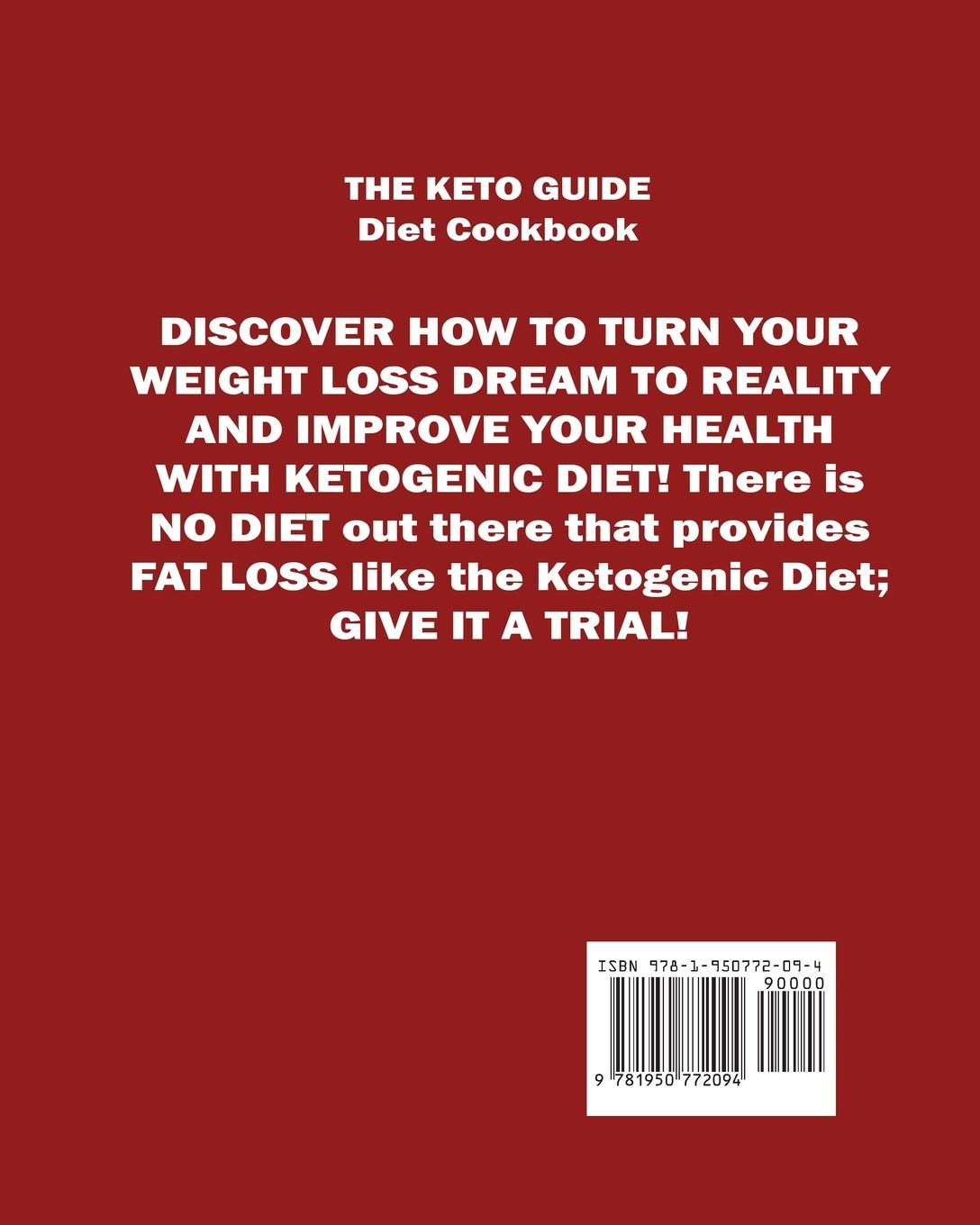 Rückseitencover THE KETO GUIDE Diet Cookbook