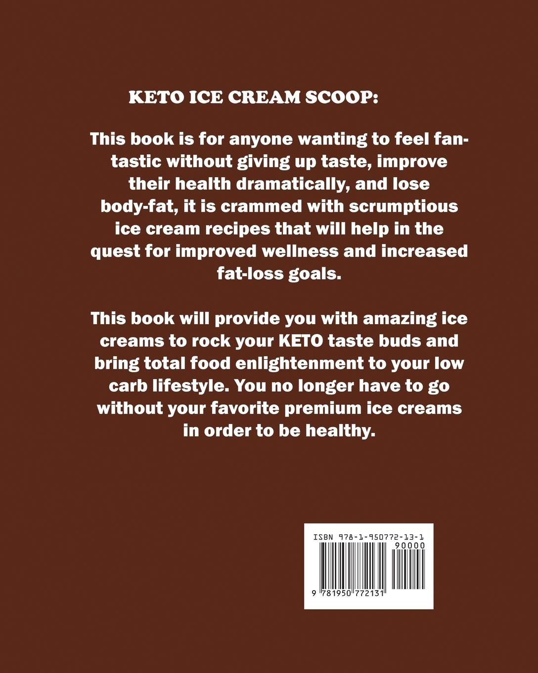 Rückseitencover KETO ICE CREAM SCOOP