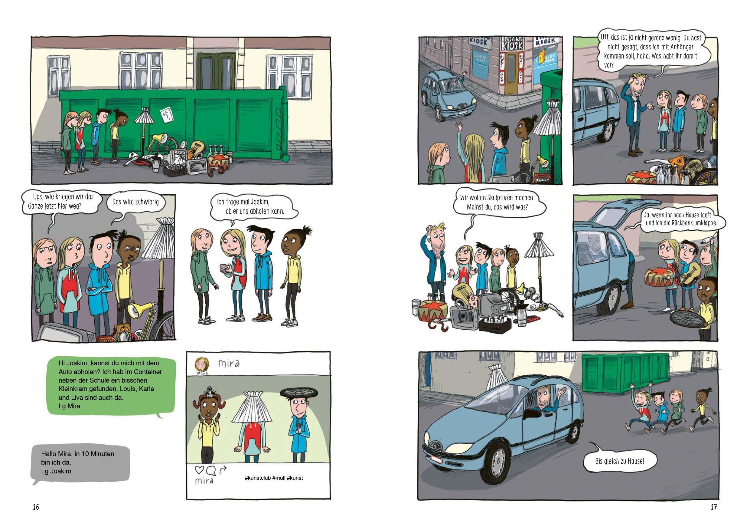 Beispielinhalt (Bild) Mira #kuss #kunst #familie