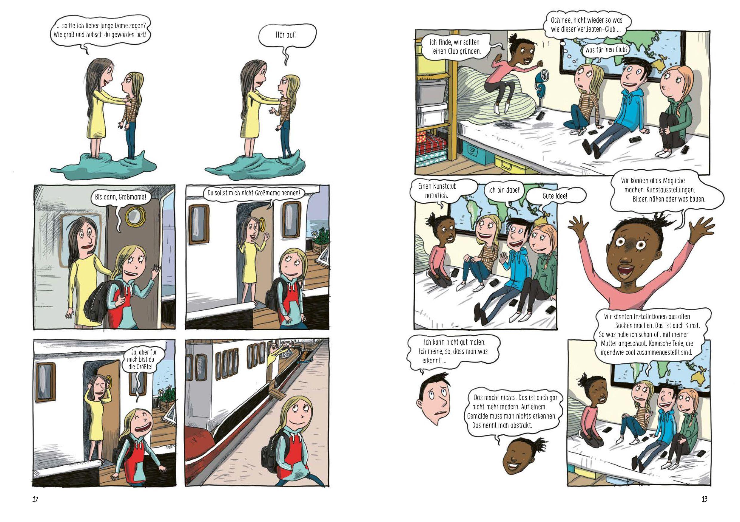 Beispielinhalt (Bild) Mira #kuss #kunst #familie