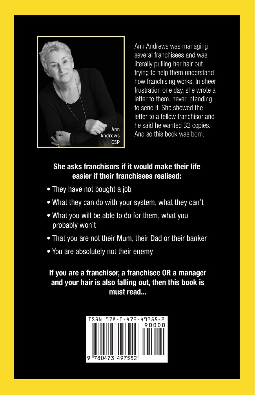 Rückseitencover My Dear Franchisees