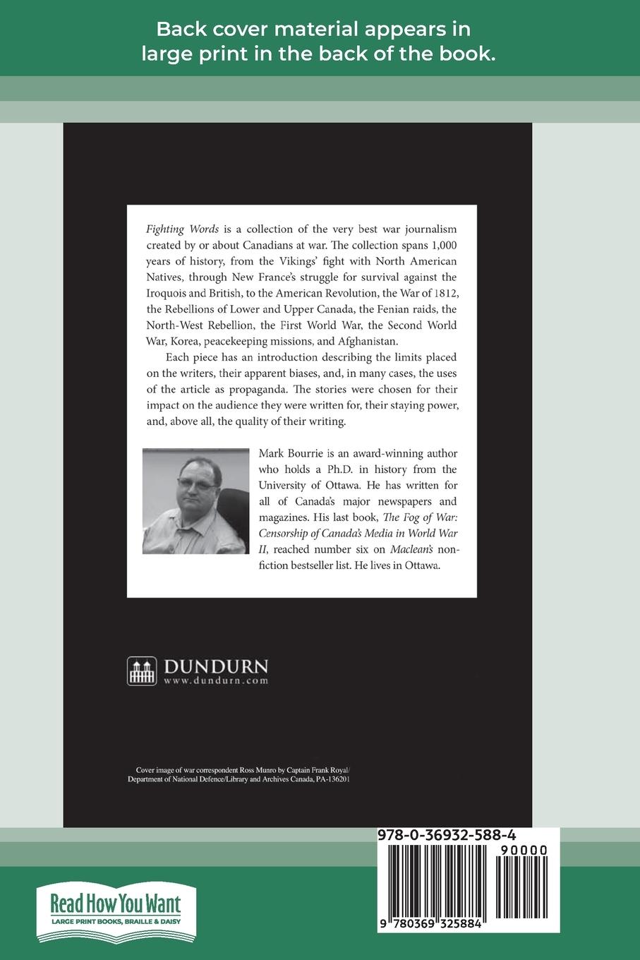 Rückseitencover Fighting Words