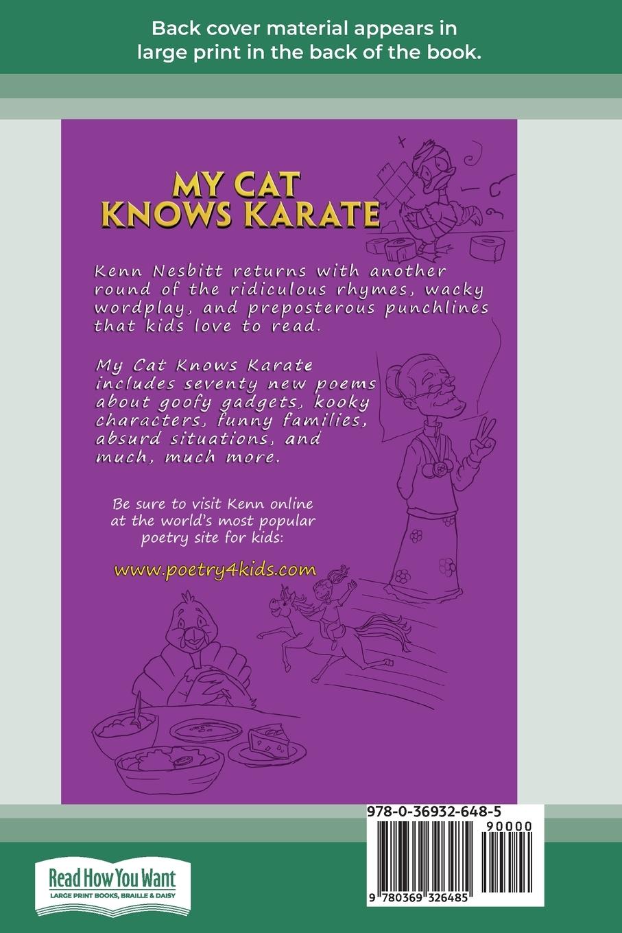 Rückseitencover My Cat Knows Karate