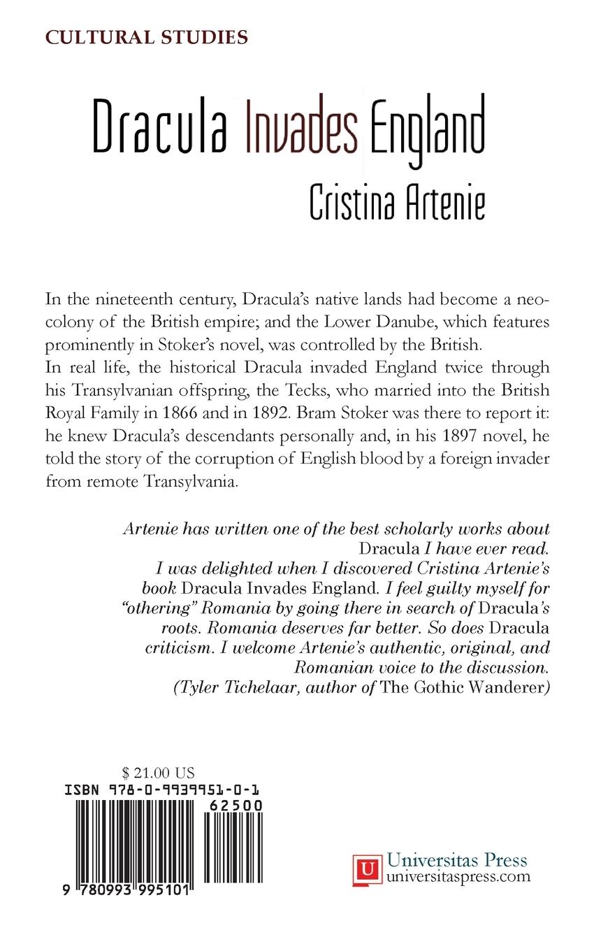 Rückseitencover Dracula Invades England