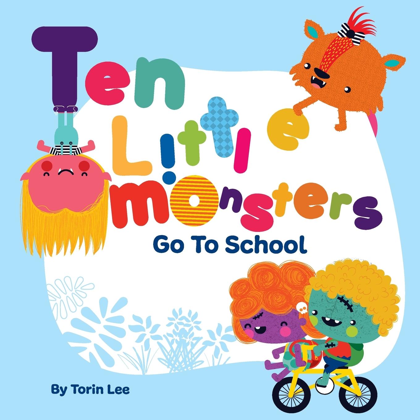 Vorderes Coverbild Ten Little Monsters Go to School