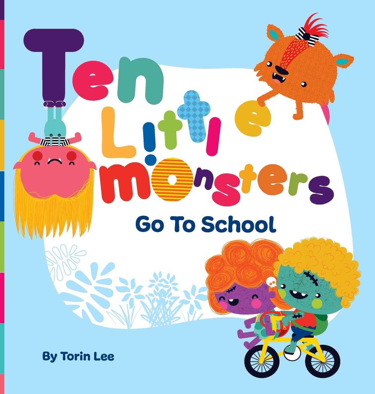 Vorderes Coverbild Ten Little Monsters Go to School
