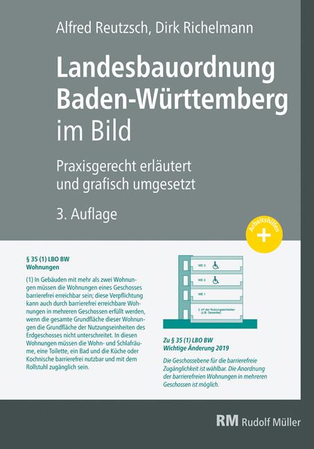 Vorderes Coverbild Landesbauordnung Baden-Württemberg im Bild