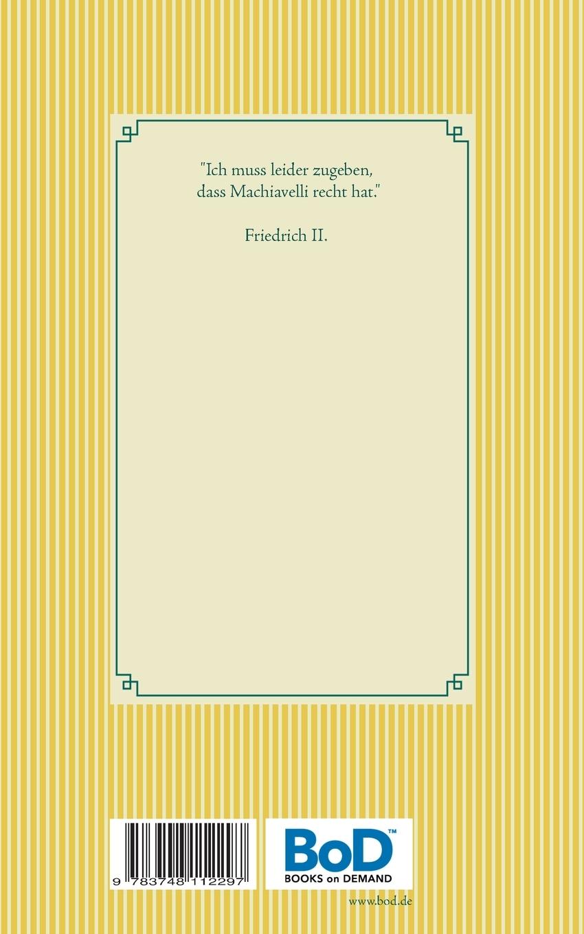 Rückseitencover Der Fürst