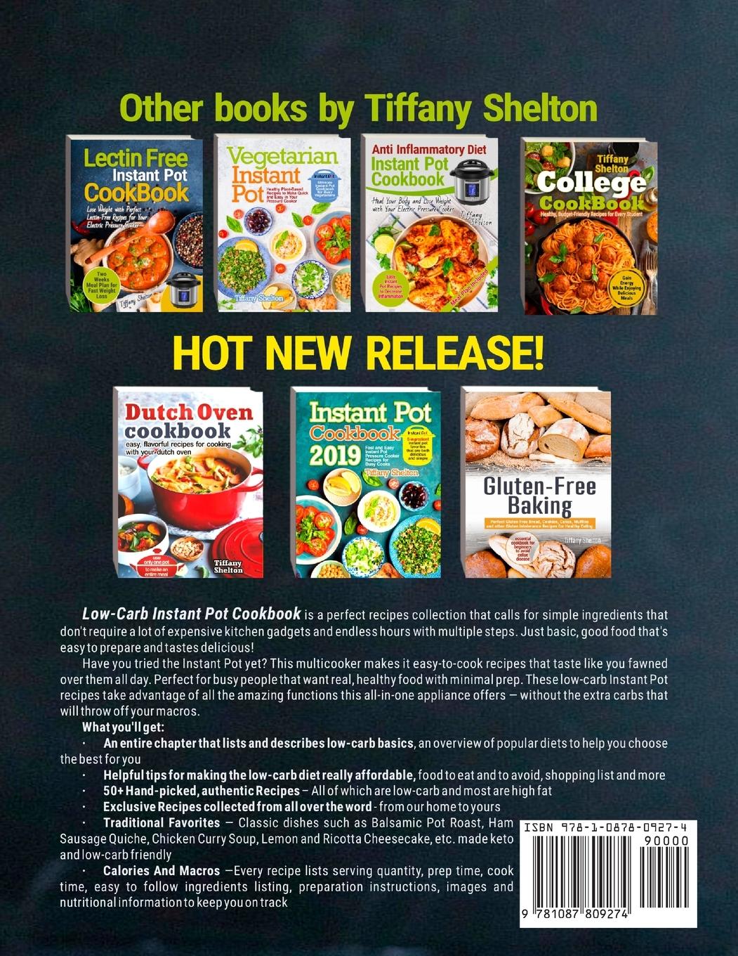 Rückseitencover Low-Carb Instant Pot Cookbook