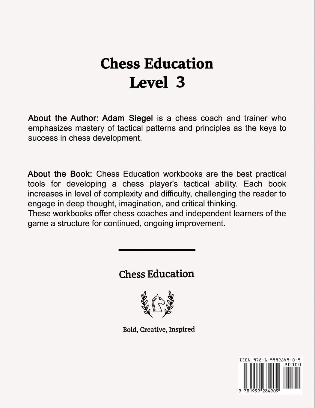 Rückseitencover Chess Education Level 3