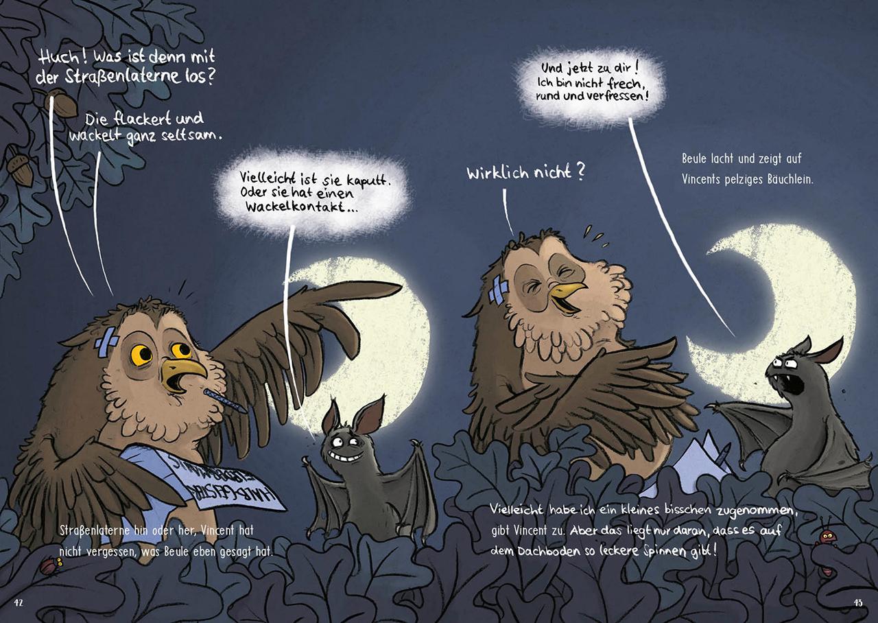 Beispielinhalt (Bild) Vincent flattert ins Abenteuer (Band 1)