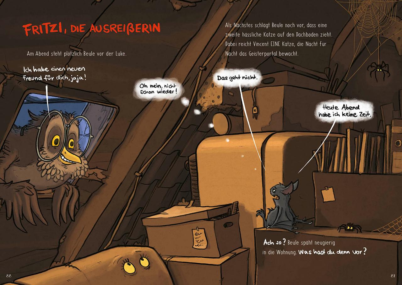 Beispielinhalt (Bild) Vincent flattert ins Abenteuer (Band 1)