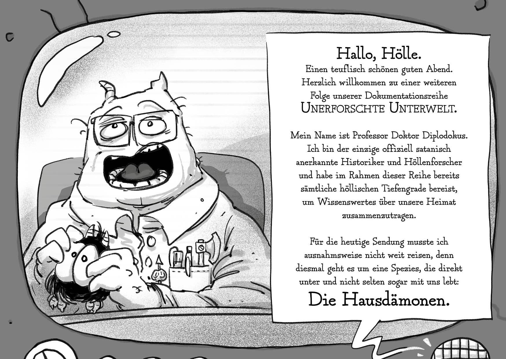 Beispielinhalt (Bild) Cornibus & Co (Band 1) - Ein Hausdämon packt aus!