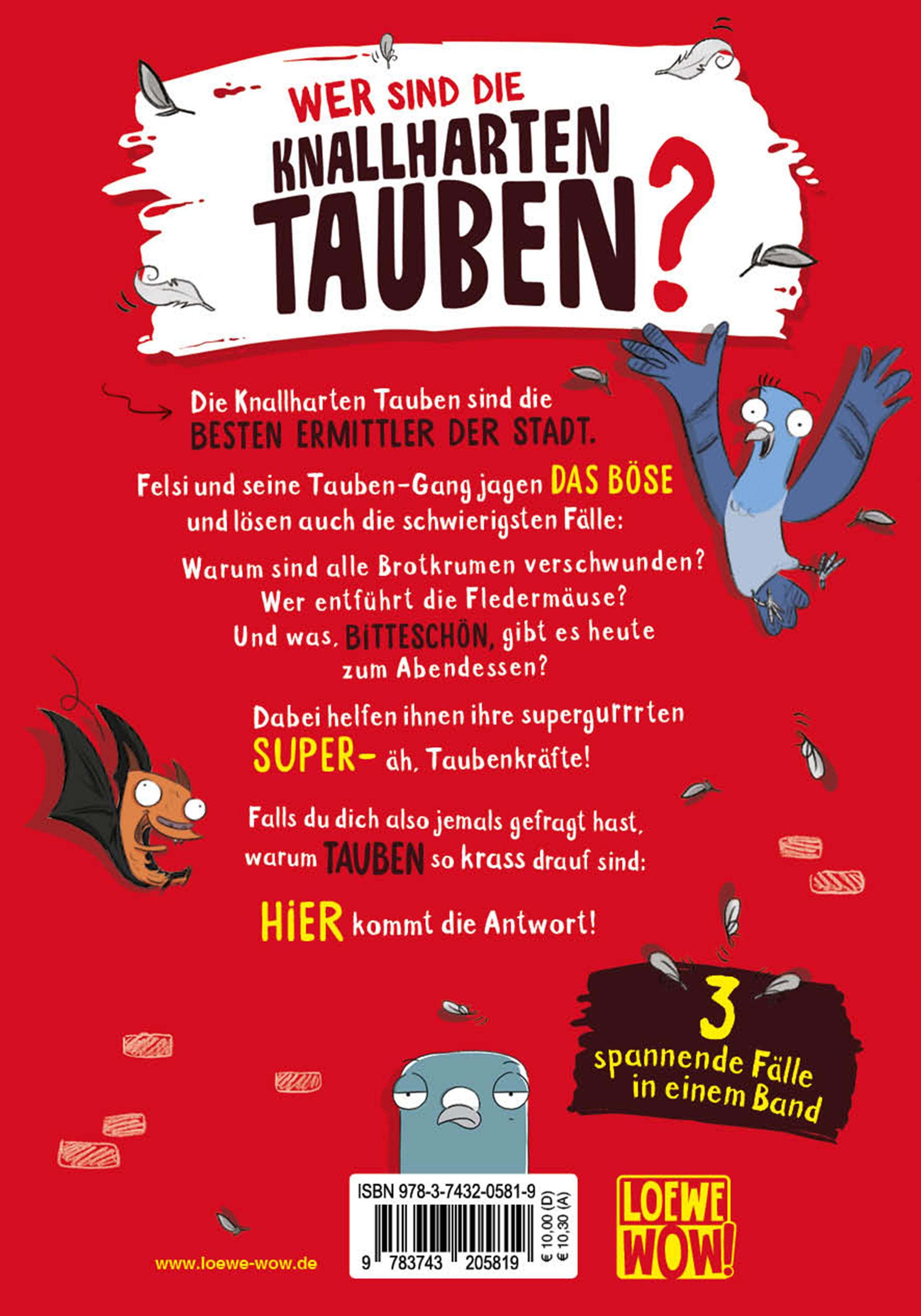 Rückseitencover Knallharte Tauben gegen das Böse (Band 1)