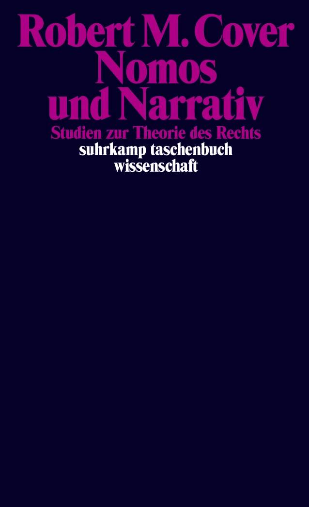 Vorderes Coverbild Nomos und Narrativ