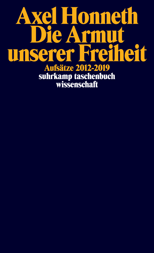 Vorderes Coverbild Die Armut unserer Freiheit