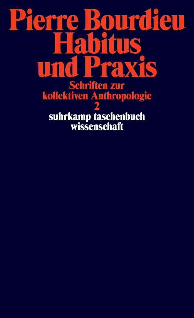 Vorderes Coverbild Schriften Bd. 3: Habitus und Praxis.