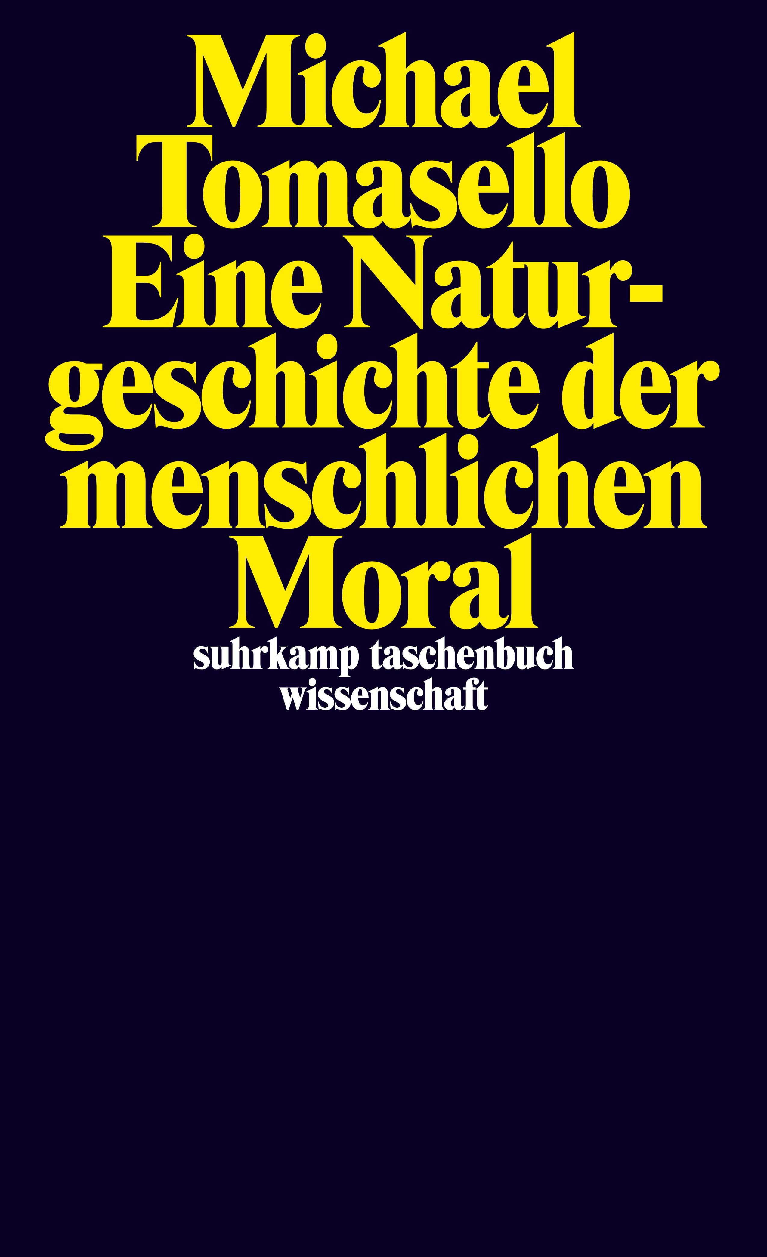 Vorderes Coverbild Eine Naturgeschichte der menschlichen Moral