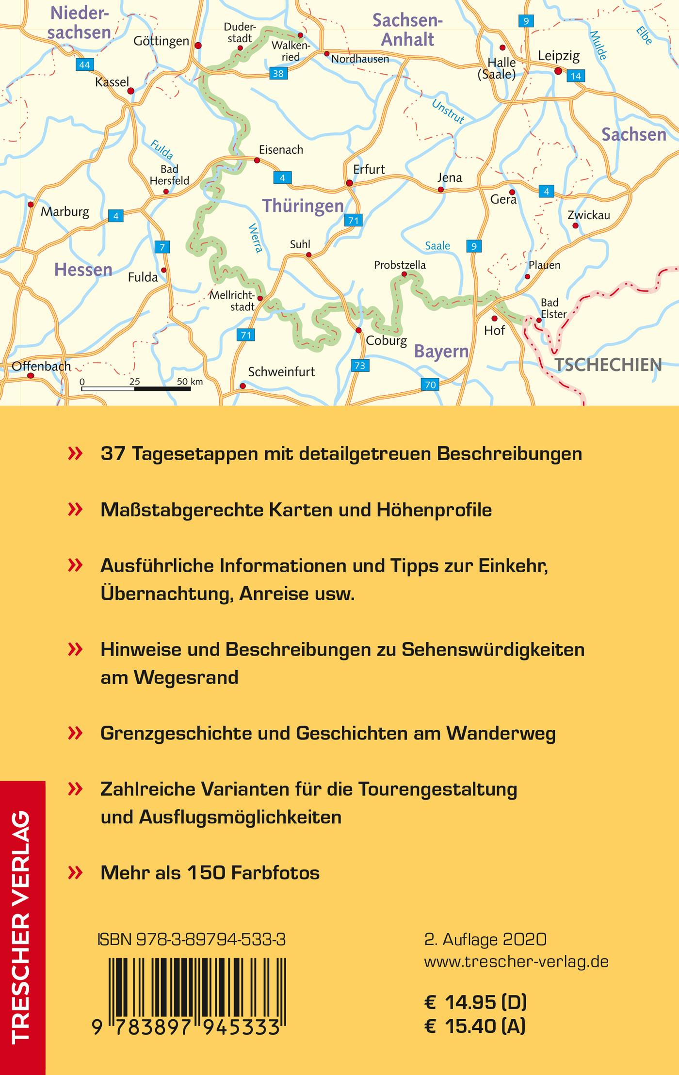 Rückseitencover Reiseführer Grünes Band - Der Süden