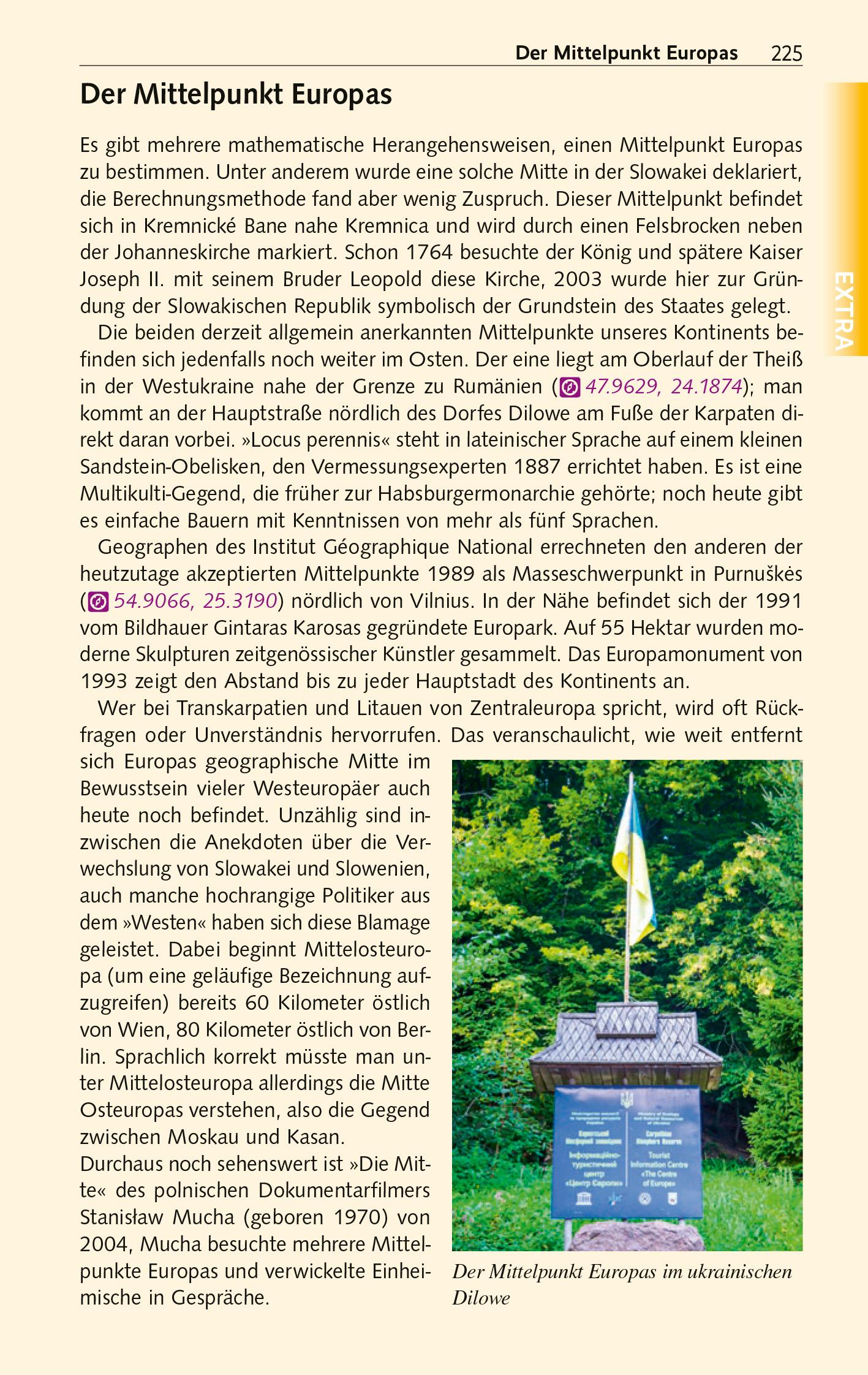 Beispielinhalt (Bild) TRESCHER Reiseführer Slowakei