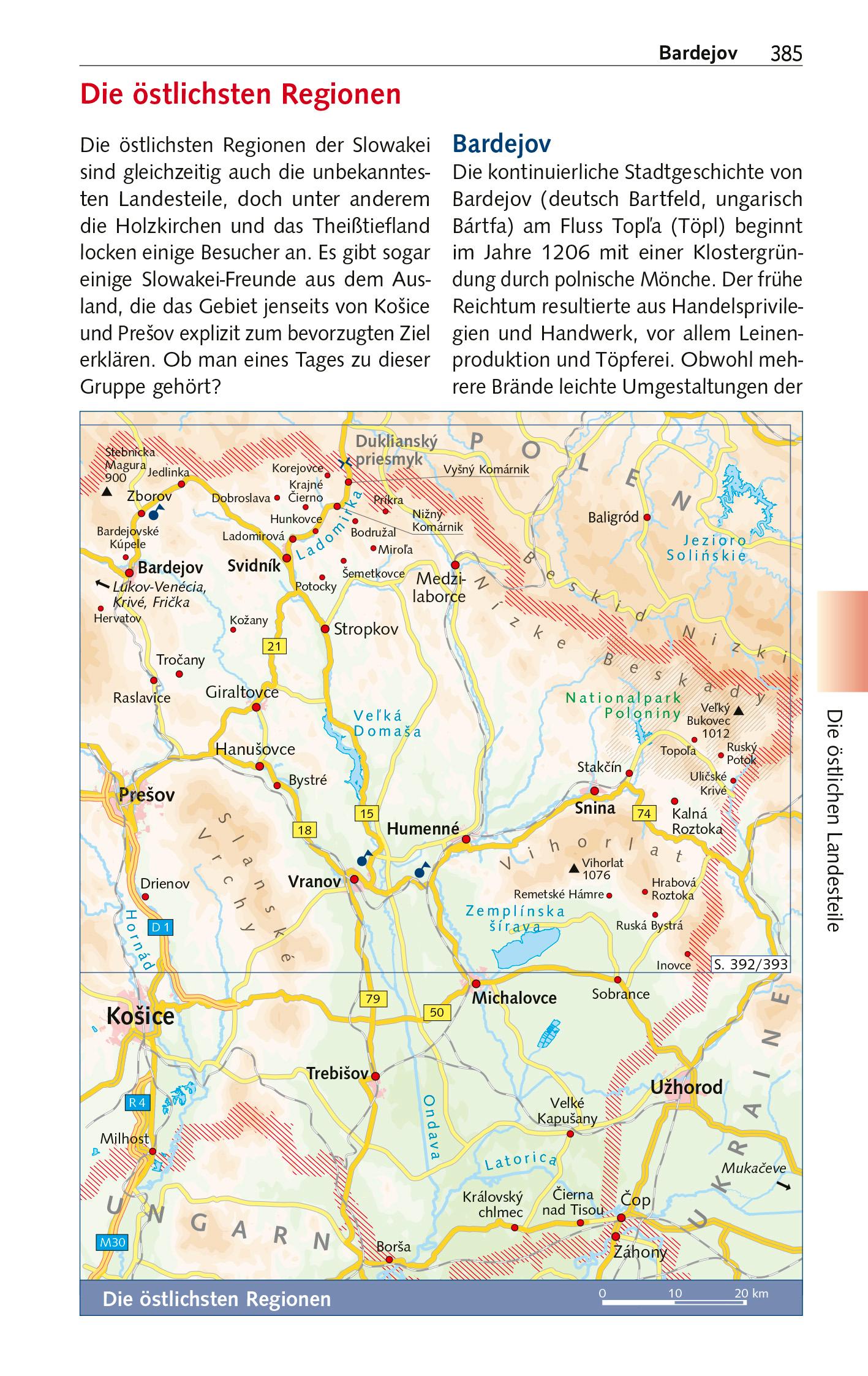 Beispielinhalt (Bild) TRESCHER Reiseführer Slowakei