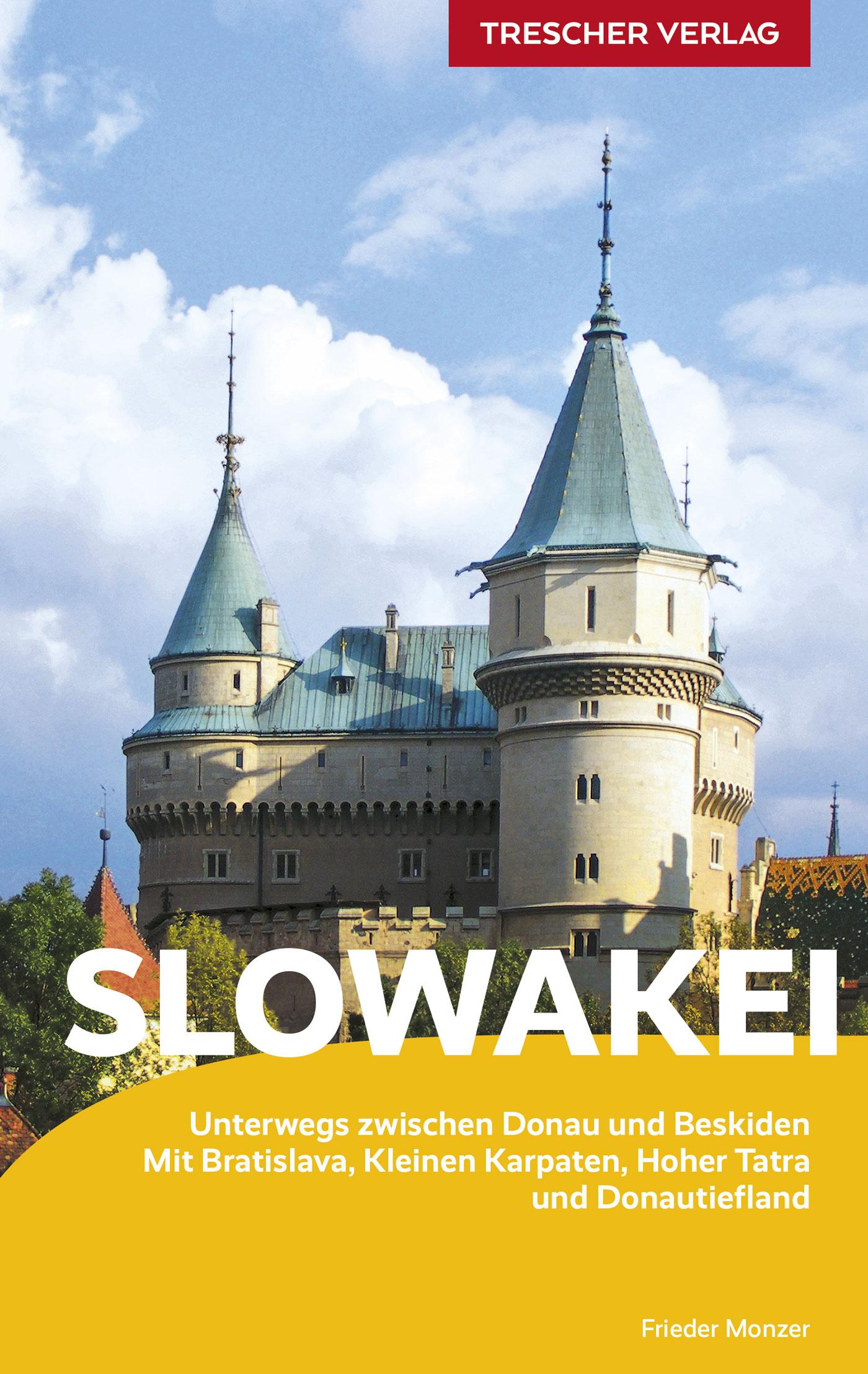 Vorderes Coverbild TRESCHER Reiseführer Slowakei